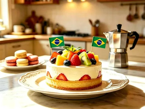 Miniatura 2 de JAVD CYPS - 100 banderas brasileñas con palillos de dientes, mini palillo para cupcakes, banderas brasileñas, decoración de fiesta, celebración