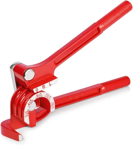 Miniatura 10 de Flexzion Herramienta dobladora de tubos – Doblado manual de tubos OD 3 tamaños 1/4 pulgadas 5/16 pulgadas 3/8 pulgadas 180 grados tipo palanca