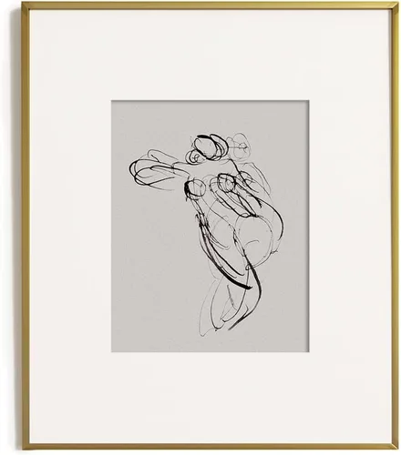 Miniatura 7 de Póster abstracto con impresión de retrato minimalista para mujer, dibujo de líneas, grabado gris rústico, arte de pared con grabado de granja