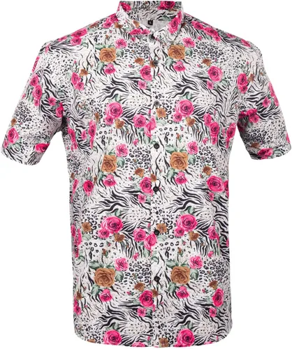 Miniatura 3 de Mens Flower Short Set 2 Piece Outfits Casual Button Down Shirts
