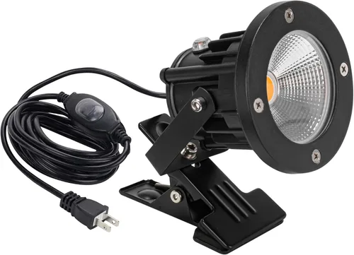 Miniatura 7 de Kiven 1 unids LED clip en luz al aire libre IP65 impermeable 3000 K blanco cálido letrero pizarra iluminación ajustable escritorio brazo lámpara