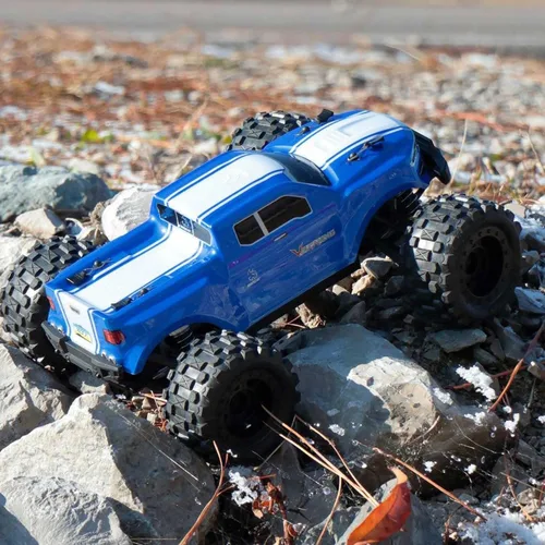 Miniatura 3 de Redcat Racing Volcano 16 Camión monstruo RC de escala 1/16 – Auto eléctrico de control remoto con 4WD, luces LED, radio de 2.4GHz, 2 baterías Li-Ion