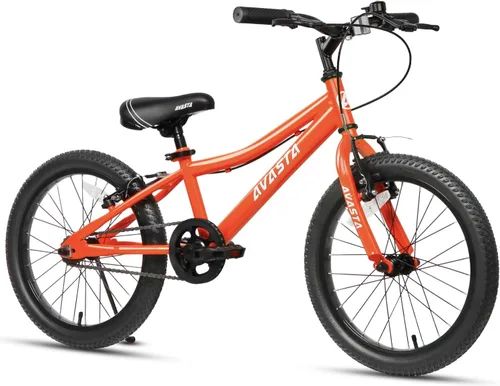 Miniatura 12 de AVASTA Bilbo - Bicicleta infantil de 18 20 pulgadas para niños y niñas de 5 a 10 años, estilo retro, de acero de alto carbono, con manillar