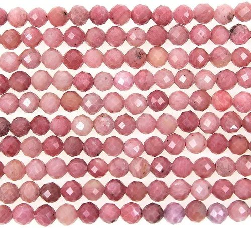 Miniatura 17 de MJDCB Cuentas sueltas redondas de amazonita natural facetadas de 0.118 in para hacer joyas, pulseras y collares