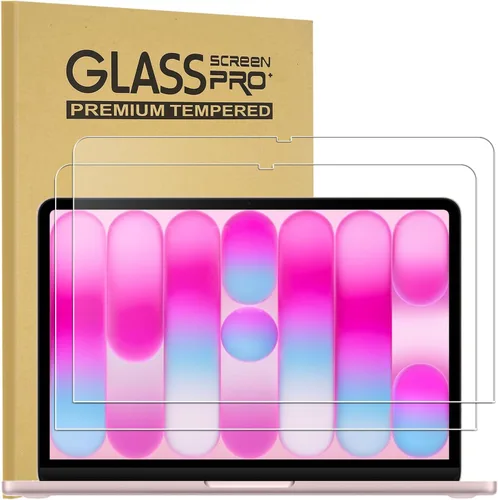 Miniatura 10 de KEANBOLL Paquete de 2 Protectores de Pantalla de Vidrio Templado MacBook Pro 13 para MacBook Pro de 13 pulgadas (2016-2022 / M1, M2), MacBook Air