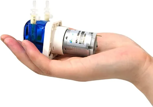 Miniatura 4 de Bomba peristáltica pequeña 12V DC Motor Kamoer KPHM100 Bomba dosificadora de líquidos de alta precisión de larga duración 3.4 fl oz/min 0.118 in ID