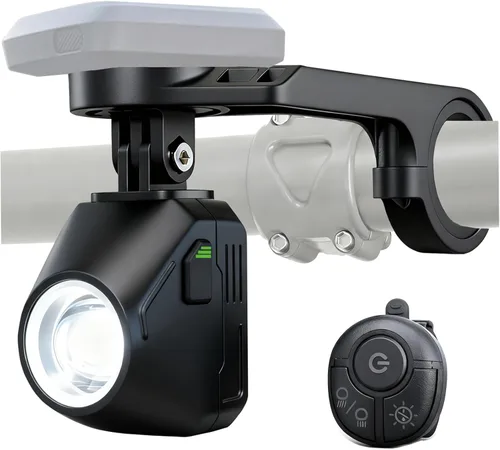 Bike Light, Bicycle Lights for Night Riding with Underneath Mounted Super Bright 1600 Lumen MTB Lights USB-C Rechargeable 4000mAh Front Bike Lights