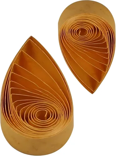 Tiras de papel de filamentos en tonos marrones de 0.197 in en tonos de chocolate, 120 piezas/juego de tiras de 21 pulgadas de longitud, color pastel