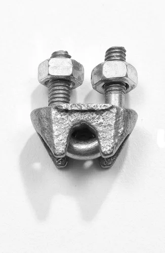 Miniatura 3 de Ashman - Anclaje de tierra con alambre galvanizado de 50 pies con abrazaderas, ideal para asegurar animales, tiendas de campaña, toldos, cobertizos