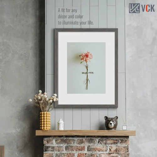 Miniatura 269 de VCK Marcos para póster de madera maciza de 22.375 x 34 pulgadas, marco de fotos A1 negro con montaje en pared, paquete de 3