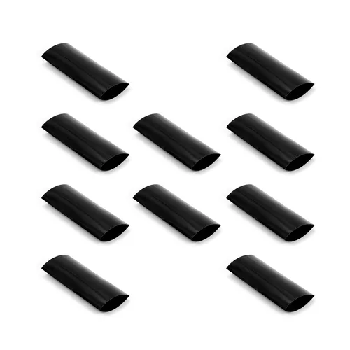 Miniatura 25 de Aicosineg 20 tubos termorretráctiles de batería de 2.83 pulgadas de longitud, 1.18 pulgadas de ancho de aplanamiento, aislamiento térmico de PVC