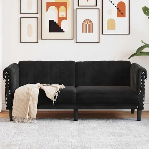 Miniatura 2 de vidaXL Sofá de 2 plazas, sofá tapizado, sofá biplaza para sala de estar en casa, muebles de sofá, sofá de dos plazas, estilo moderno, terciopelo