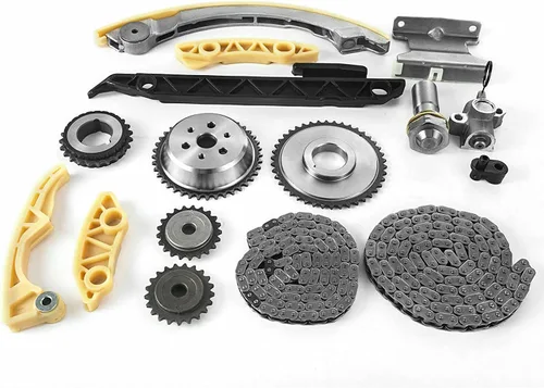 Miniatura 3 de Kit de cadena de distribución con carril guía tensor, piñón de manivela, piñón de eje de equilibrio para 2.0L 2.2L 2.4L GM Buick Chevy GMC Pontiac