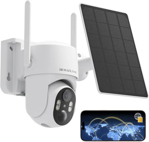 Miniatura 12 de Cámara de Seguridad Sin WIFI Sin Necesidad de Internet, Cámara de Seguridad Celular 4G LTE Inalámbrica para Exteriores, Cámara de Seguridad Solar