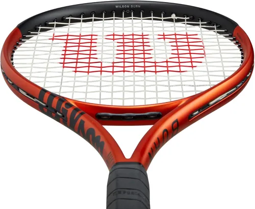 Miniatura 5 de Wilson Burn 100 V5 Performance - Raqueta de tenis - Encordada con sensación, tamaño de agarre 1-4 1/8", 2-4 1/4", 3-4 3/8", 4-4 1/2