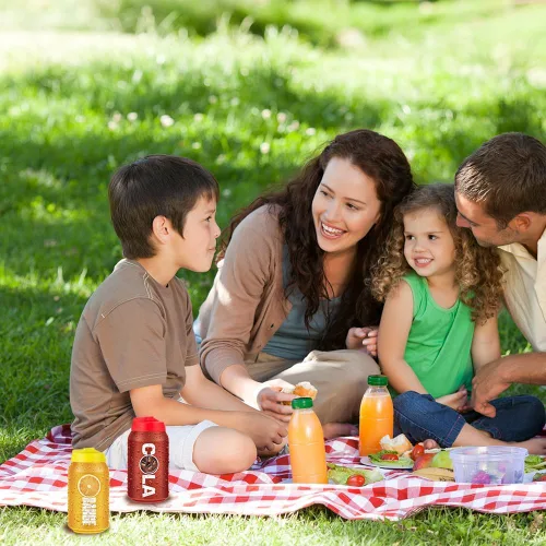 Miniatura 6 de Cubiertas para latas de refresco, cubiertas de lata de refresco mejoradas 2024 para latas de soda, cubiertas de lata de cola redondas, tapadera