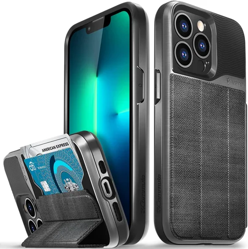 Miniatura 21 de VENA vCommute - Funda tipo cartera compatible con Apple iPhone 12 Pro Max (6.7 pulgadas) (protección contra caídas de grado militar), funda de cuero