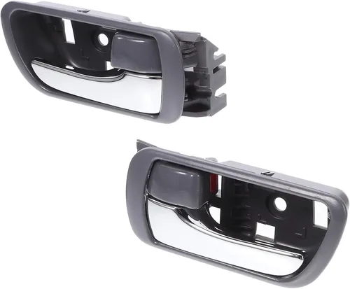 2pcs Car Interior Door Handles Replacement Chrome Auto Door Pull Handles Interior Fit Mid-Size Sedan 2002-2006 Driver Passenger Side Trim