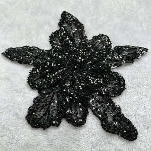 Miniatura 6 de Apliques de diamantes de imitación hechos a mano, cuentas de costura, parches de encaje, multicolor brillante para coser en lentejuelas, accesorio