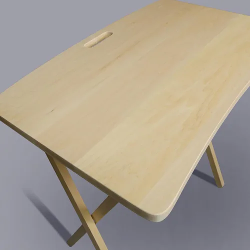 Miniatura 7 de American Trails Arizona - Mesa plegable con madera maciza americana, natural