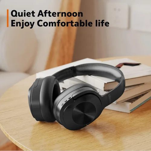 Miniatura 7 de Auriculares con cancelación activa de ruido, auriculares Bluetooth inalámbricos, micrófono integrado, 40 horas de reproducción, auriculares