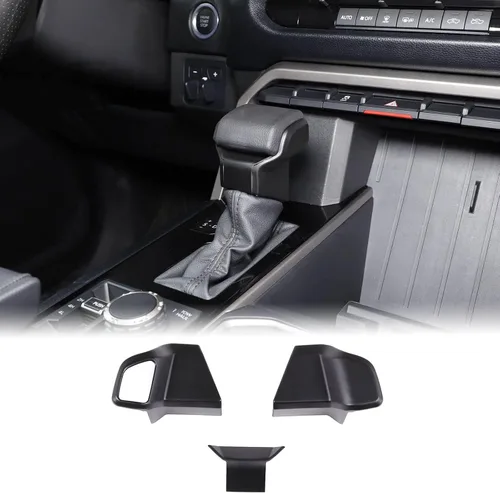 Miniatura 15 de Aunginsy Cubierta de freno de mano para palanca de cambios de automóvil, compatible con Toyota Tundra 2022+, Sequoia 2023+ y Tacoma 2024+, perilla