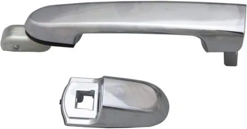 Miniatura 2 de Para Hyundai Accent 2006-2011 Manija de puerta exterior trasera, lado del conductor cromado Trim: GLS