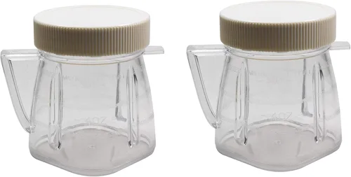 Miniatura 6 de Univen 1 taza (8oz) Mini frasco de licuadora con tapa sellada para licuadoras Oster y Osterizer