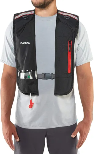 Miniatura 5 de NRS Otto Matik Chaleco salvavidas inflable (PFD), color negro, universal