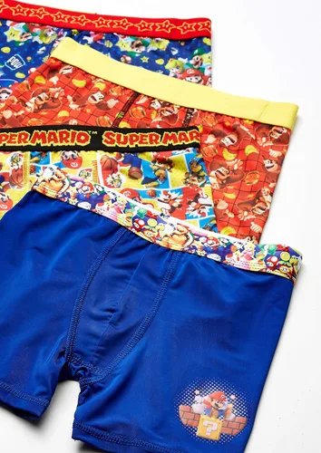 Miniatura 4 de Nintendo Boys' Super Mario Boxer Briefs Available in Multipacks, Sizes 4, 6, 8, 10 and 12