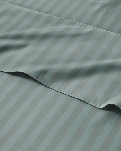 Miniatura 34 de Sábanas con patrón de puntos azules, 1 sábana encimera, 1 sábana bajera y 1 funda de almohada con bolsillos profundos, ropa de cama con estampado