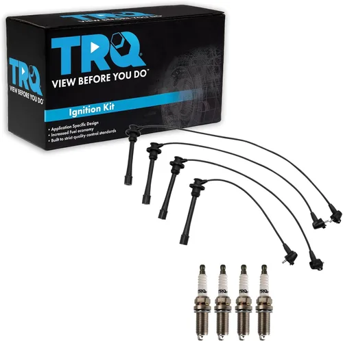Miniatura 72 de Kit de bujías de chispa TRQ 5 piezas de bujías de iridio Compatible con Acura Integra 1992-2001 1999-2000 Honda Civic 1994-1995 Civic del Sol