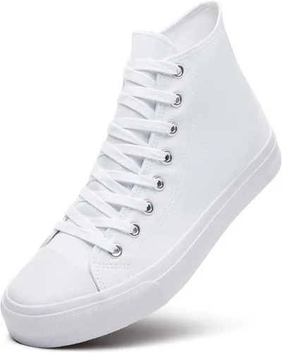 Miniatura 66 de ZGR Tenis de lona para hombre, con cordones, clásicos, casuales, para caminar