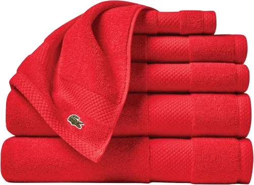 Miniatura 25 de Lacoste Heritage - Sábana de baño de 100 % algodón Supima, aloe, 35" x 70", altamente absorbente y de secado rápido, toalla de baño súper suave