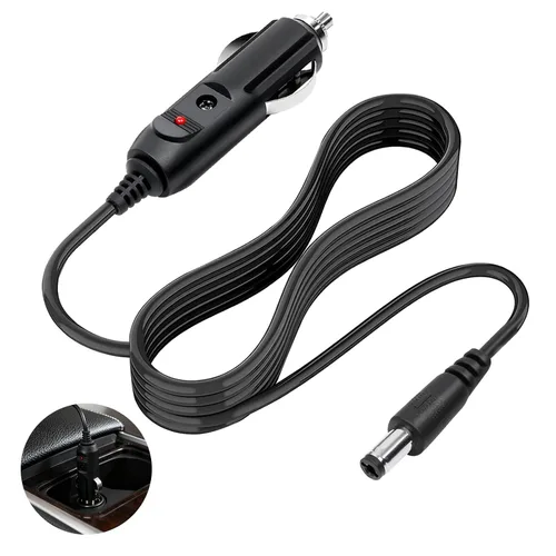 Miniatura 7 de Adaptador de cargador de coche de 12 V CC, enchufe macho de encendedor de cigarrillos de 0.217 in x 0.098 in para cámara, CCTV, refrigerador