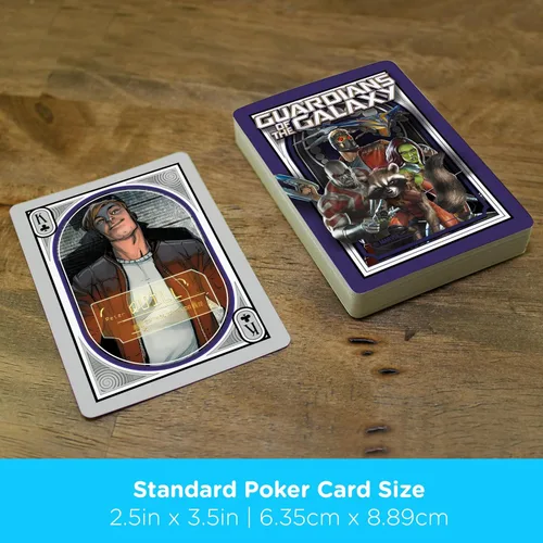 Miniatura 5 de AQUARIUS Guardians of the Galaxy Nouveau - Baraja de cartas con temática de cómic de Guardianes para tus juegos de cartas favoritos - Productos