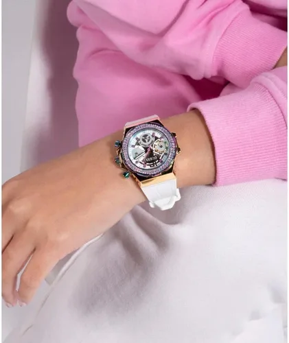 Miniatura 4 de GUESS Reloj para mujer de 1.417 in, BlancoDos TonosBlanco, GW0553L2-AMZUK