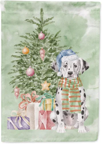 Miniatura 20 de Caroline's Treasures CK8213GF Bulldog Inglés #2 Regalos de Navidad y árbol de jardín Bandera de buzón Bandera decorativa para patio exterior, patio