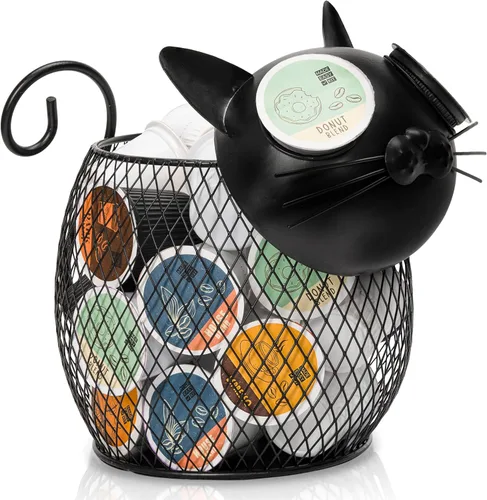 Miniatura 20 de Made Easy Kit Organizador de cápsulas de café – Decoración funcional de la barra de café para el hogar – Accesorios de almacenamiento de encimera