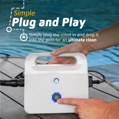 Miniatura 5 de Dolphin Proteus DX1 - Aspiradora robótica automática para piscinas, cepillo de limpieza activo, acceso a filtros de carga superior, ideal