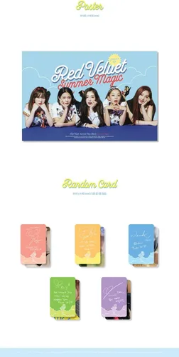 Miniatura 3 de Red Velvet - [Magia de Verano] Verano Mini Álbum Normal Ver CD+Folleto+PhotoCard K-POP Sellado