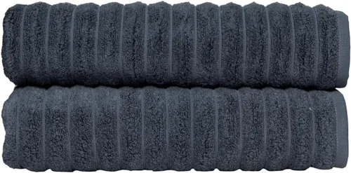 Miniatura 20 de Classic Turkish Towels - Juego de toallas de baño de algodón extragrande de alta calidad, gruesas y absorbentes, toallas de baño de lujo acanaladas