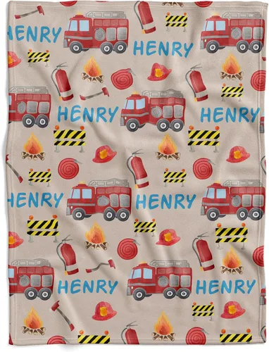 Miniatura 31 de Manta personalizada de camión de bomberos para bebé, manta de forro polar, manta de hitos para bebé, manta mensual de hitos para bebé, manta de Hito