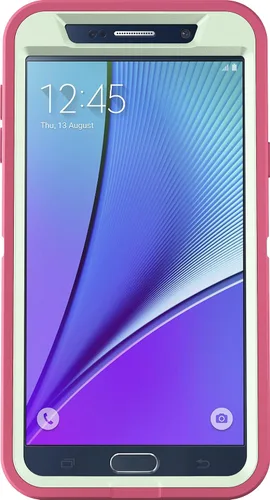 Miniatura 2 de OtterBox carcasa de seguridad para Samsung Note 5, Verde/Rosa (Melon Pop (Sage Green/Hibiscus Pink))