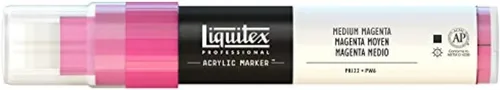 Miniatura 44 de Rotuladores de pintura Liquitex Professional, de punta ancha, Verde fosforescente, 8mm Verde fluorescente