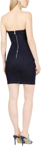Miniatura 2 de GUESS Vestido ajustado sin tirantes de mezclilla Deco para mujer, Lavado Orson