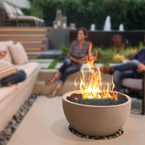 Miniatura 7 de Onlyfire Piedras de lava volcánica Black Lava Rock de 10 libras para fogatas de interior y exterior, chimeneas, parrilla de gas y paisajismo, 0.2 a