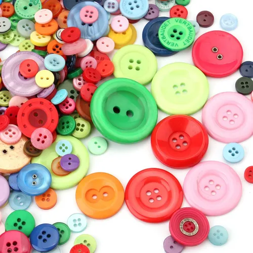 Miniatura 2 de Tosnail 2400 botones de resina para manualidades y proyectos de costura, varios
