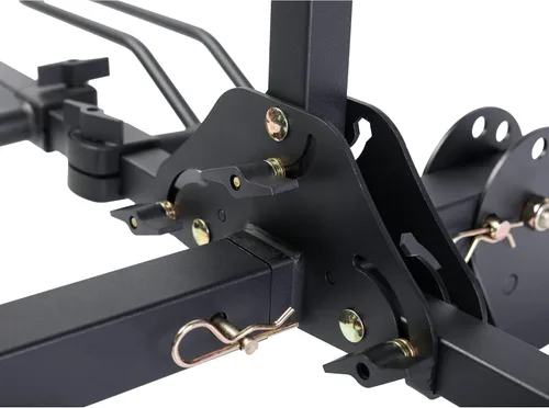 Miniatura 6 de Rockland - Portabicicletas para 2 bicicletas de neumáticos anchos 2.5", apto para vehículos con enganche receptor 1.25 y 2", soporta 80 libras