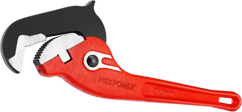Miniatura 9 de MAXPOWER Llave hexagonal ajustable de 12 pulgadas, roja, de hierro fundido